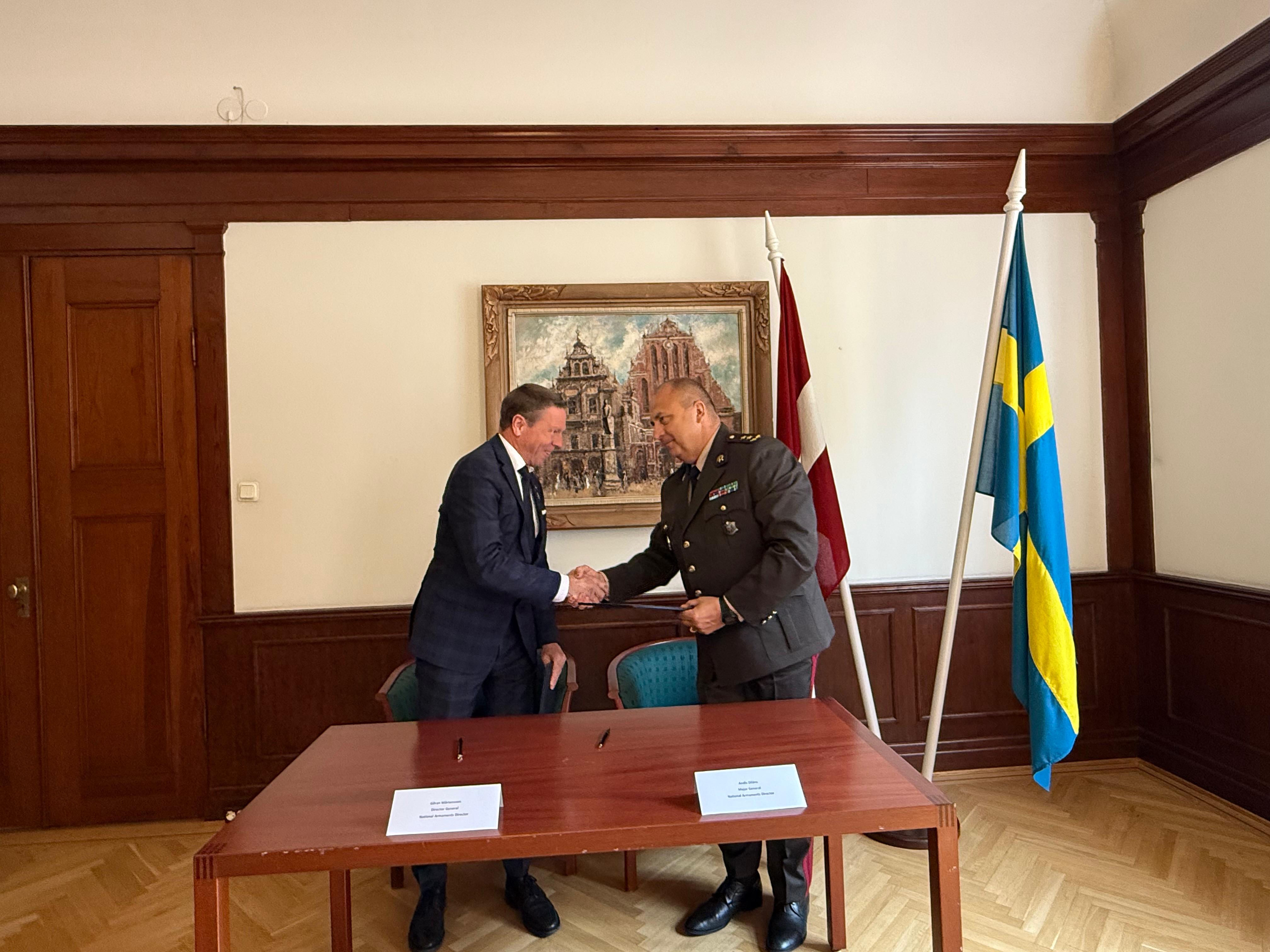 Latvia and Sweden sign Letter of Intent to Supply Archer 8x8 Artillery Systems to National Armed Forces