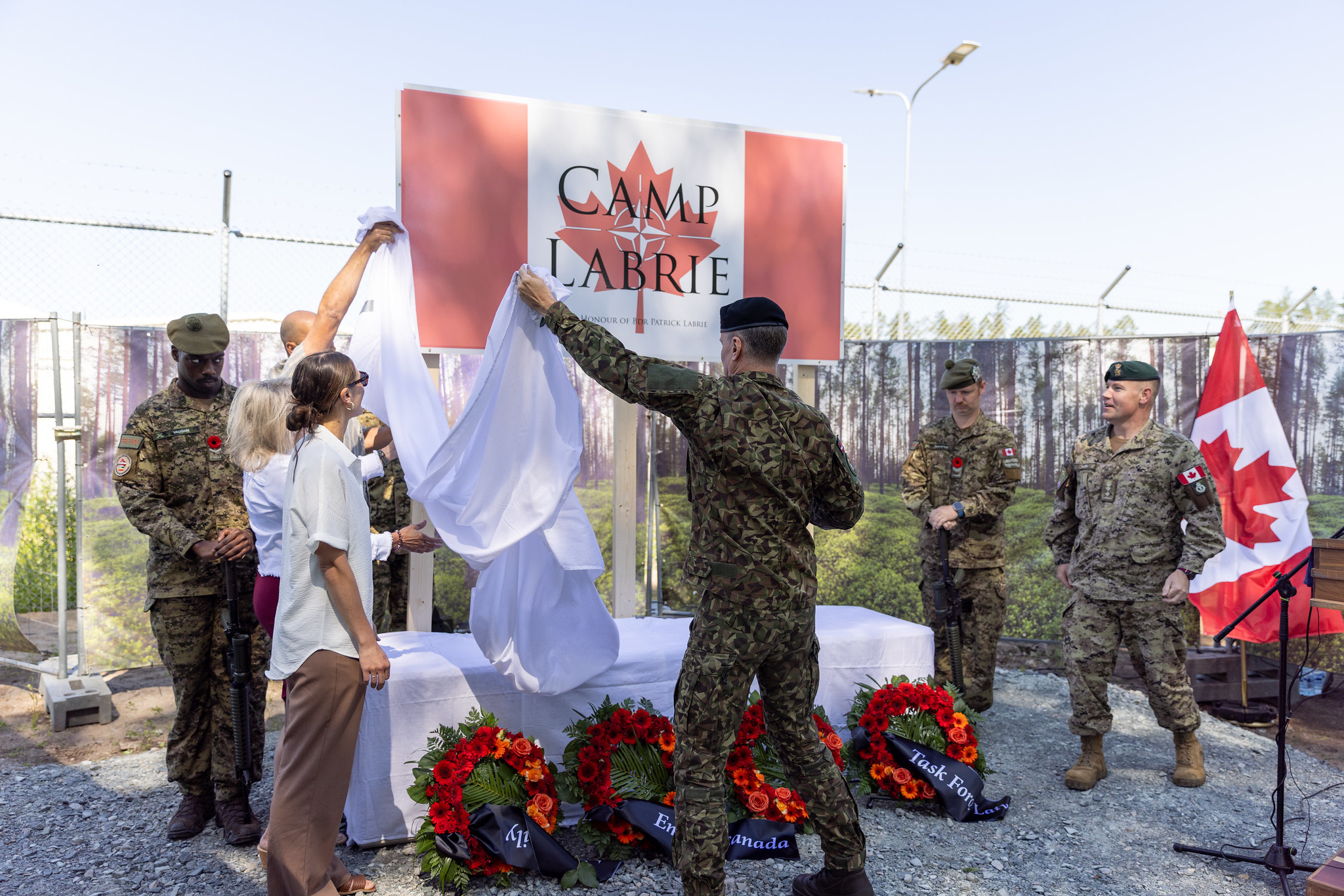 Mārupes novada “Ceros” dod vārdu Kanādas vadītās NATO daudznacionālās brigādes militārai bāzei “Camp Labrie”