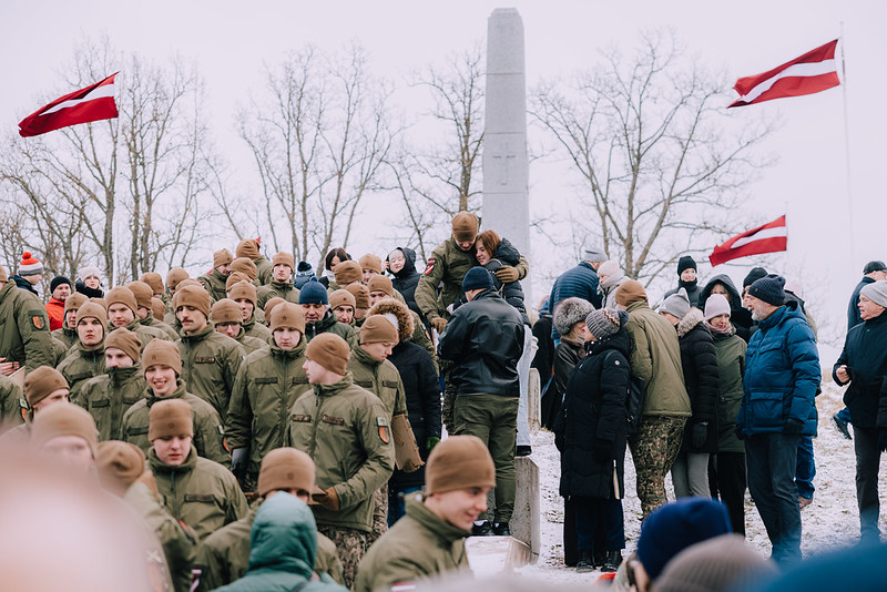 VAD karavīru izlaiduma ceremonija Alūksnē/ Armīns Janiks, Aizsardzības ministrija