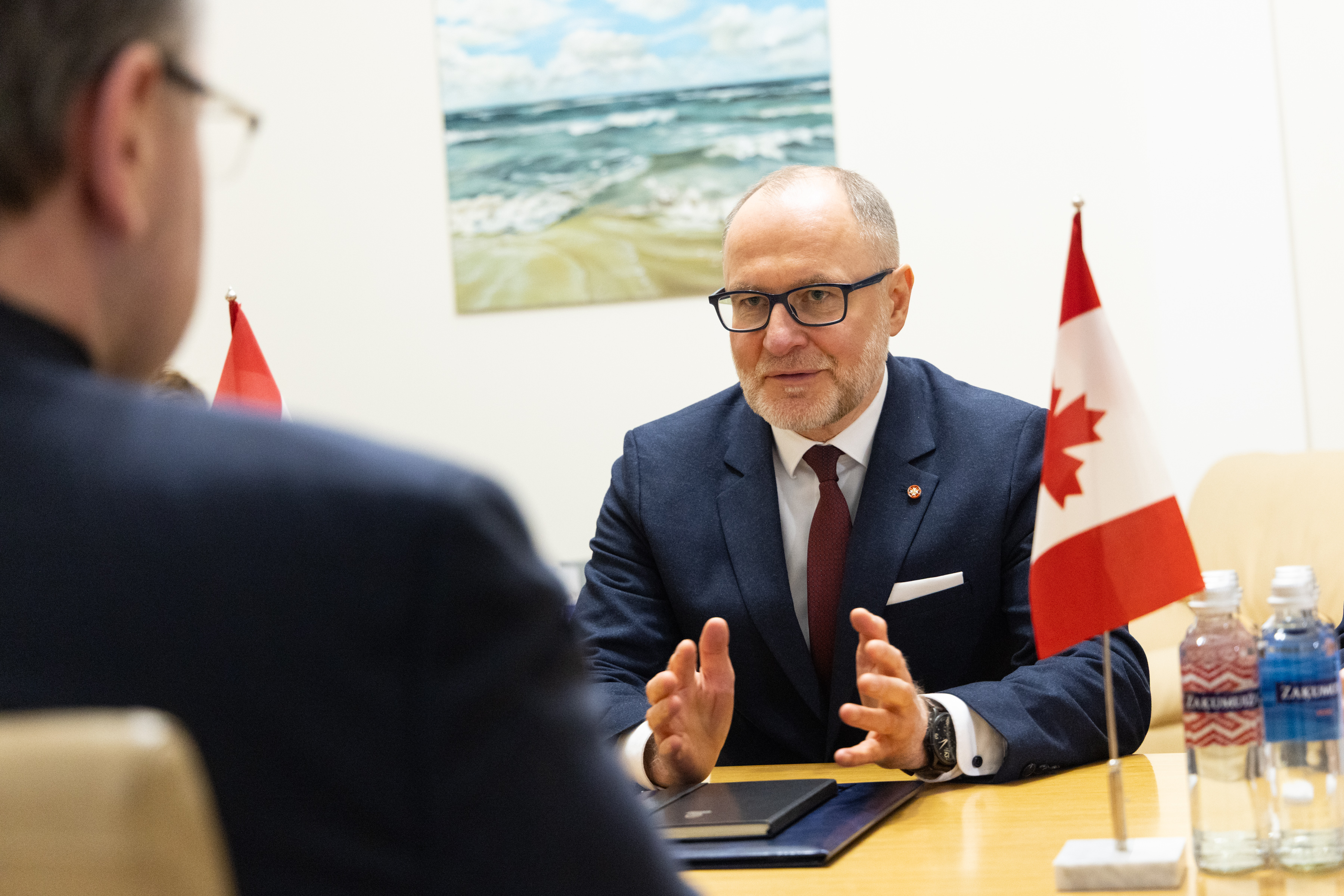 Tikšanās ar Kanādas vēstnieku Latvijā