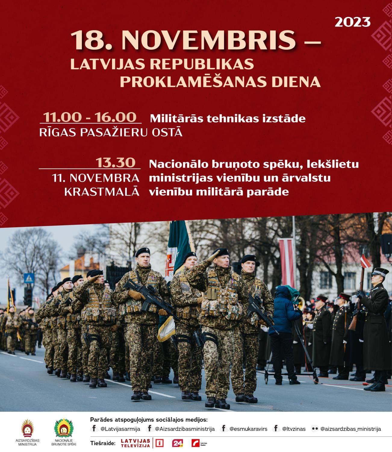 18. novembra psākumu afiša