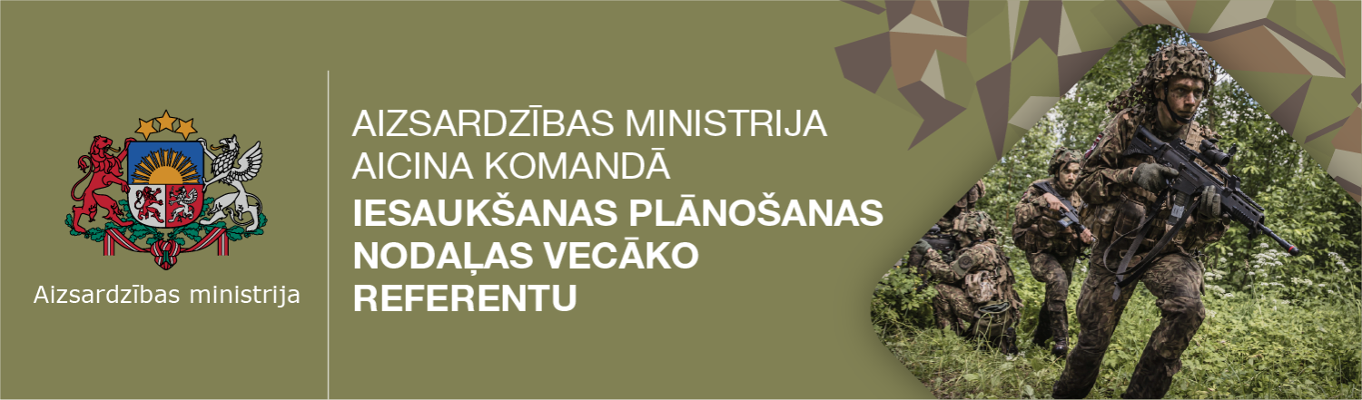 Valsts aizsardzības dienesta departamenta Iesaukšanas plānošanas nodaļas vecākais referents