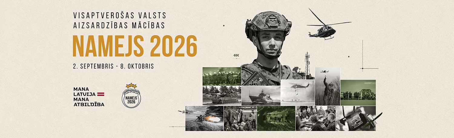 Visaptverošas valsts aizsardzības mācības NAMEJS 2026