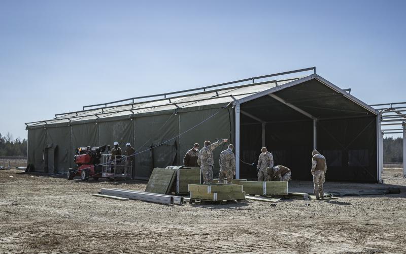 National Armed Forces test their preparedness to respond to Covid-19 outbreak