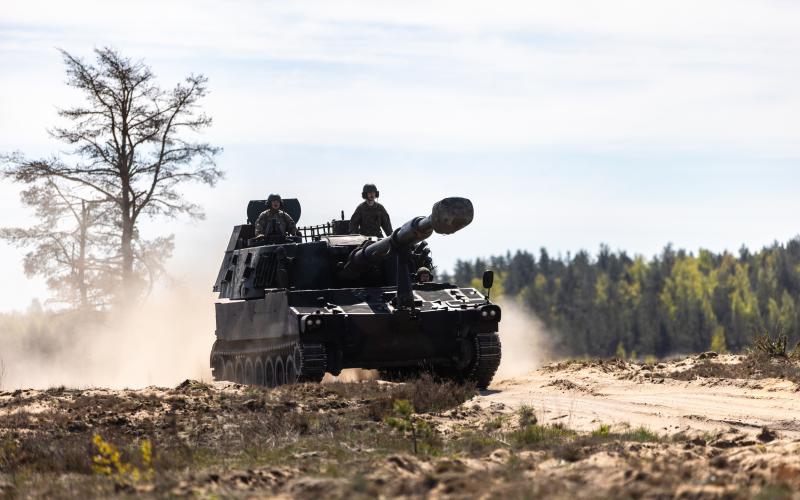 First National Defense Service conscripts participate in reserve soldier training