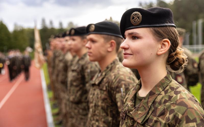 Pulkveža Oskara Kalpaka profesionālās vidusskolas kadeti 