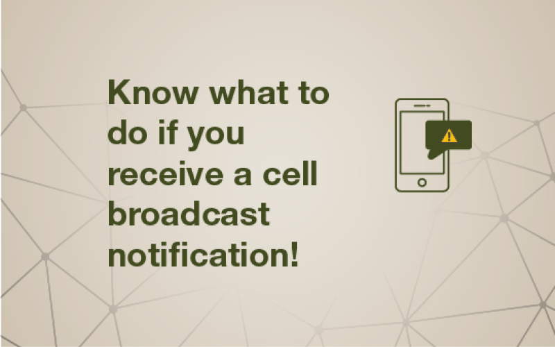 Cell broadcast