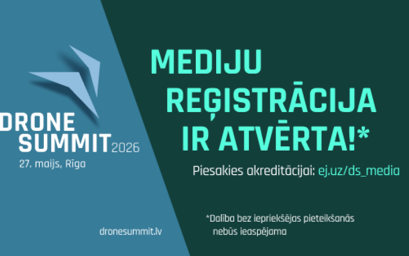 Mediju reģistrācija ir atvērta